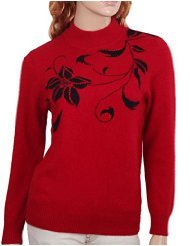 紅色 - 鄂爾朗琪 / 毛衣、針織衫 / 女裝 - 服飾箱包 - 亞馬遜